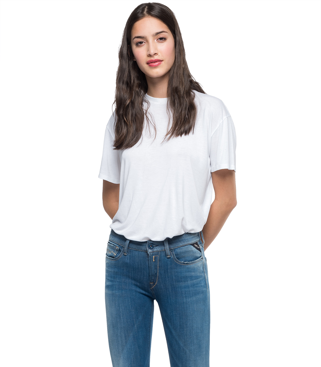  HYPERFLEX+　NEW LUZ 12OZ　3Dストレッチ ミディアムブルーデニム 詳細画像 ミディアムブルー 4